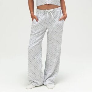 FULL TILT Ditsy Girls Wide Leg Thermal Pants